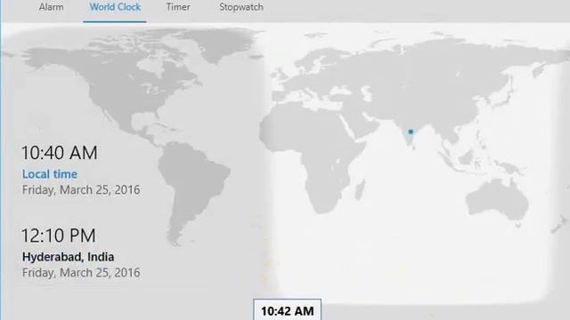 Windows app 10- Alarms and Clock смотреть онлайн