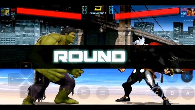 Marvel Super Heroes Mugen (Exagear Android) смотреть онлайн