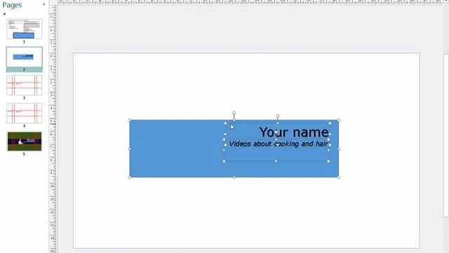 YouTube Channel Art Template in Microsoft Publisher смотреть онлайн