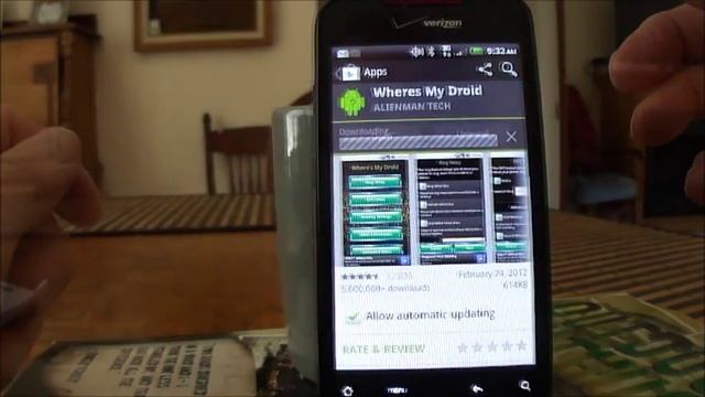 Where's My Droid Download and Setup Demonstration смотреть онлайн