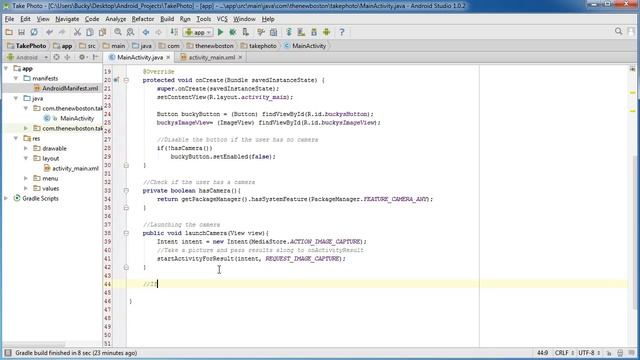 Android App Development for Beginners - 57 - Taking Photos with the Camera смотреть онлайн
