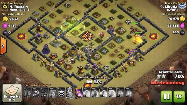 CfuP - Clash of Clans - GoValk - 3 Stars - th10 - Libuda смотреть онлайн