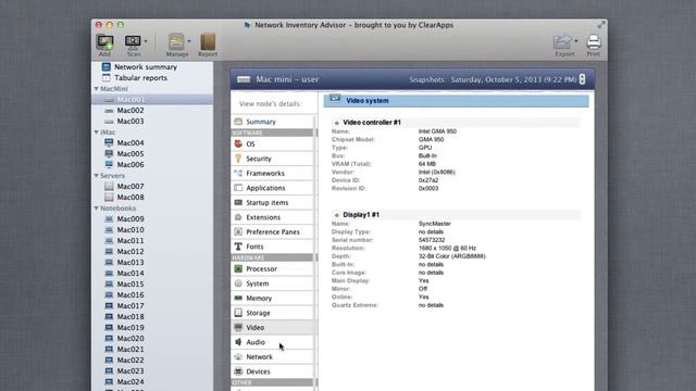 Network Inventory Advisor for Mac OS смотреть онлайн