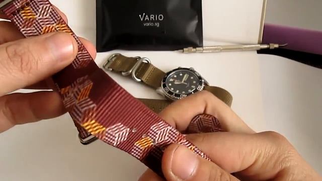 VARIO Designer Nato Straps - Personalize your Watch смотреть онлайн