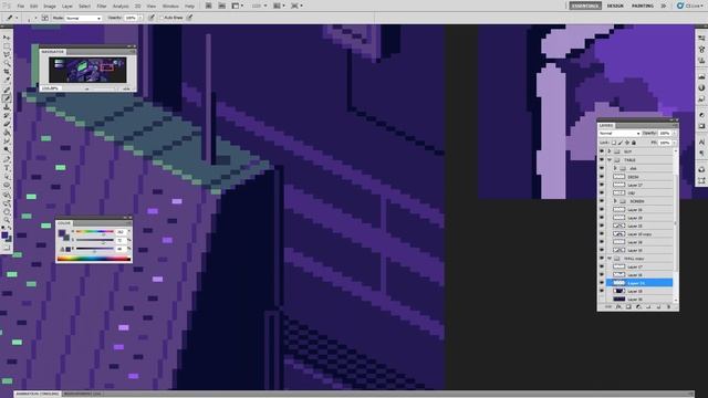 Backup Memory - Pixel art timelapse смотреть онлайн