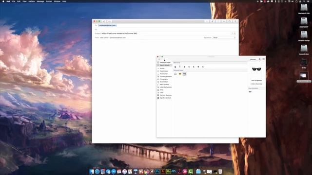 Adding emoji in macOS смотреть онлайн