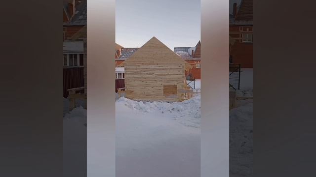 Процесс возведения осиновой бани 4000х6000мм из бруса 150х150мм под усадку! смотреть онлайн