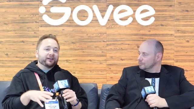 Govee - AI Gaming Sync Box, Music Sync, Outdoor Lighting, and Matter - Interview - CES 2023 смотреть онлайн