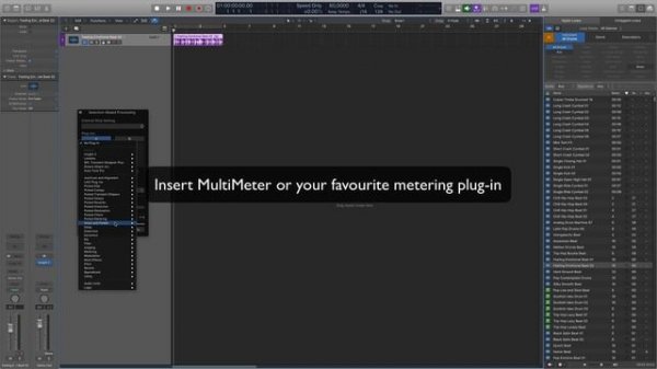 How to measure Integrated LUFS offline in Logic Pro X