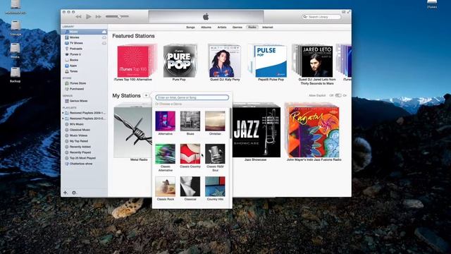 iTunes 11.1 iTunes Radio Service смотреть онлайн