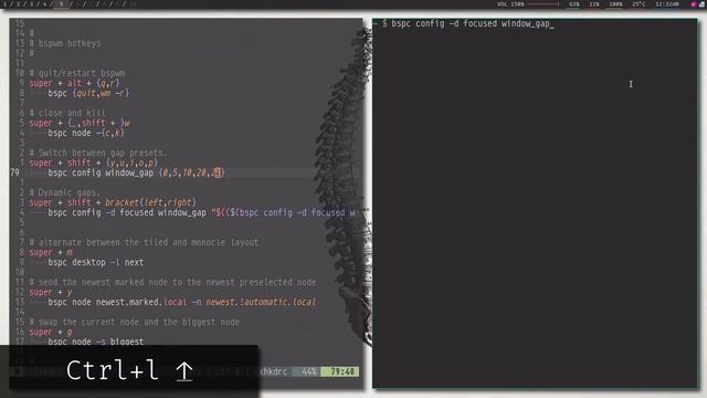gaps in bspwm : dynamic resizing gaps like a chad смотреть онлайн