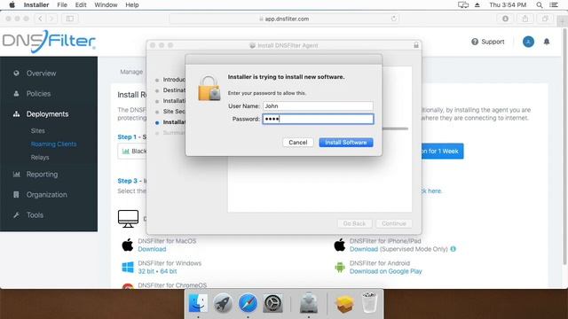 MacOS Roaming Client Install смотреть онлайн