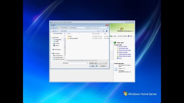 ISO Mounter for Windows Home Server смотреть онлайн