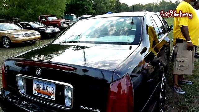 ALL Black Cadillac Deville on 22" DUB Opera Floaters - HD смотреть онлайн