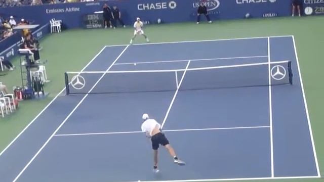 Us Open 2012 John Isner vs Jarko Nieminen Part 3 смотреть онлайн