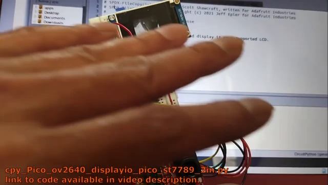 ov2640 on Raspberry Pi Pico/CircuitPython 8 Beta смотреть онлайн