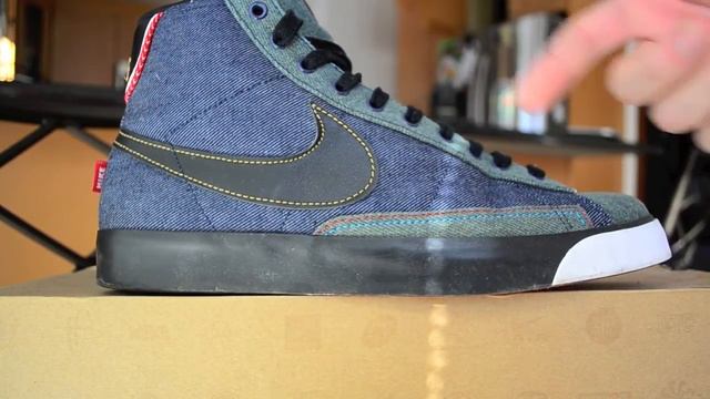 Nike Blazers "Salvaged Denim" Quick Review + On Feet смотреть онлайн