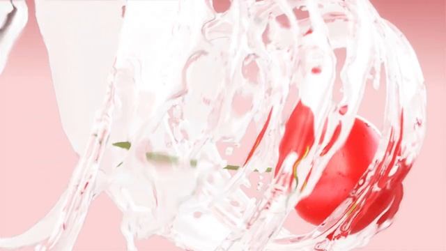Phoenix FD | cherry juice | 3d product | animation смотреть онлайн