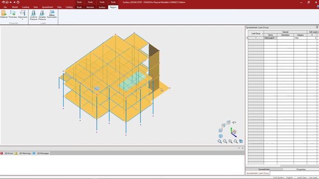 Modeling Surface Loading in the STAAD.Pro Physical Modeler смотреть онлайн