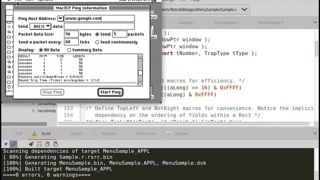 Developing 68K Mac Apps With CodeLite IDE, Retro68 And Pce-macplus Emulator