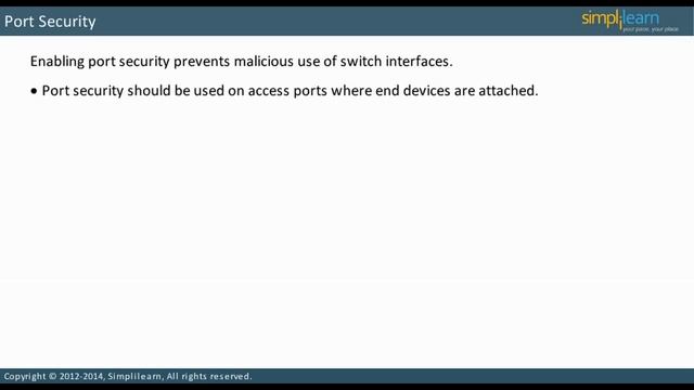 What is Layer 2 Security? | What is Port Security? | CCNP Video Tutorials | Simplilearn смотреть онлайн
