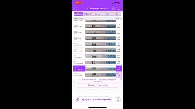 Test de Ovulación POSITIVO (ENCUENTRO EL PICO❗) + APP PREMOM en ANDROID смотреть онлайн
