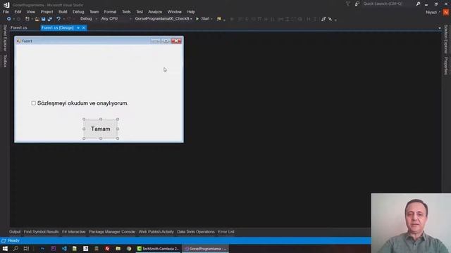 Görsel Programlama 6 - C# ile CheckBox Nesnelerinin Kullanımı смотреть онлайн