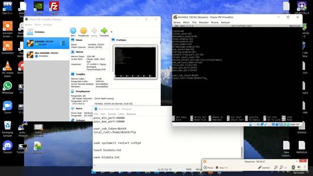 KONFIGURASI FTP PADA UBUNTU SERVER 18.04 & FileZilla Client смотреть онлайн