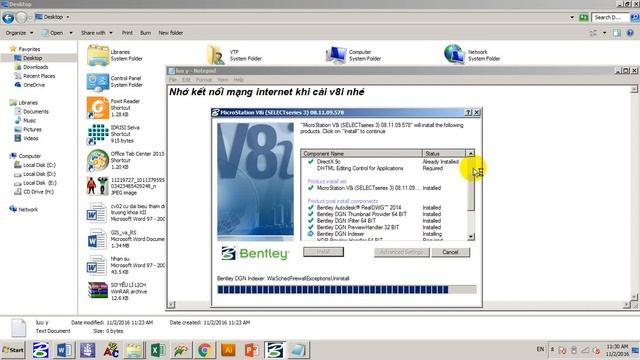 Hướng dẫn cài Microstation V8i смотреть онлайн