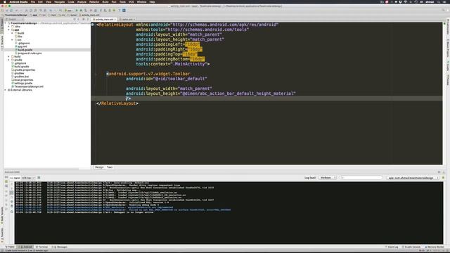 01 Toolbar Material Design - persian смотреть онлайн
