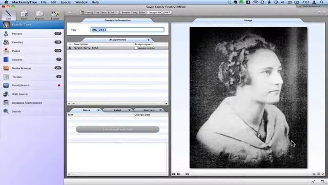 Rotating Images in MacFamilyTree смотреть онлайн