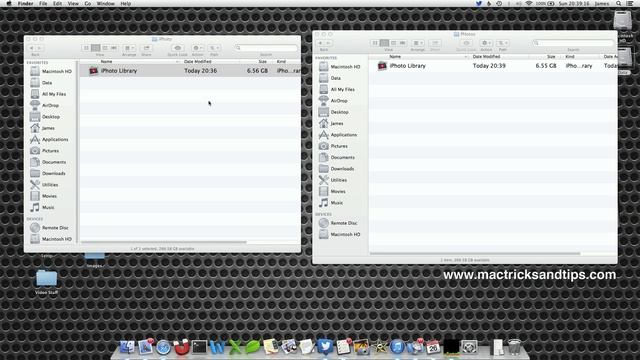 Move iPhoto Library On Mac OS X смотреть онлайн