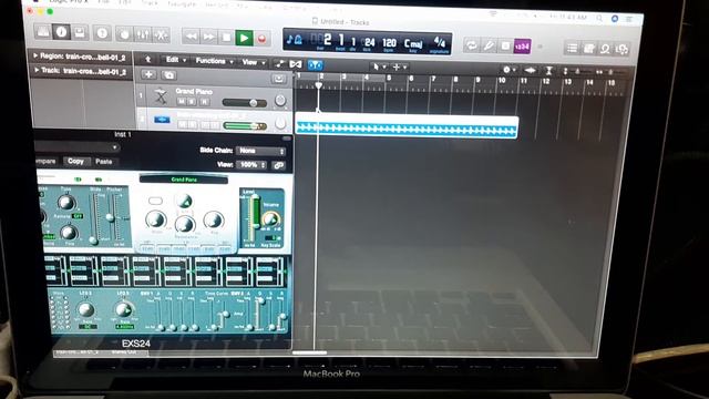How to sample sound in Logic pro X with EXS24 Sampler. смотреть онлайн