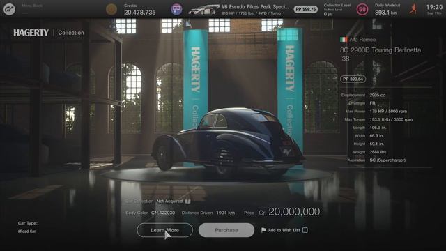 THE MOST EXPENSIVE CAR IN GT7 - ALFA ROMEO 8C 2900B TOURING BERLINETTA '38 смотреть онлайн