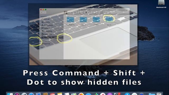 How to show hidden files on MAC OS CATALINA смотреть онлайн