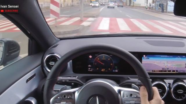 MERCEDES A CLASS 2019 HEY MERCEDES TEST LIVE TRAFFIC A-Class vs C-Class смотреть онлайн