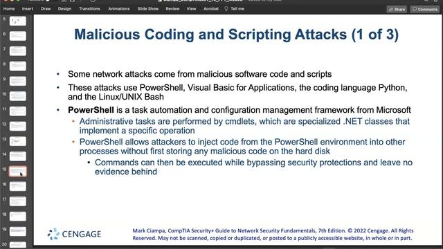 CompTIA Security+ Guide to Network Security Fundamentals Module 8: Threats, Assessments, & Defenses смотреть онлайн