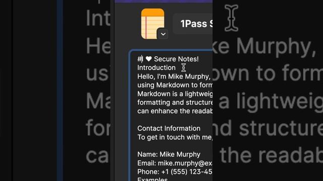 Format Secure Notes in 1Password смотреть онлайн