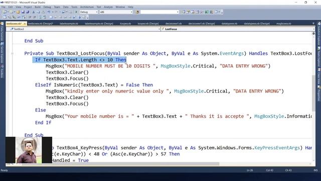 TEXTBOX IN VB.NET BCA-403 смотреть онлайн