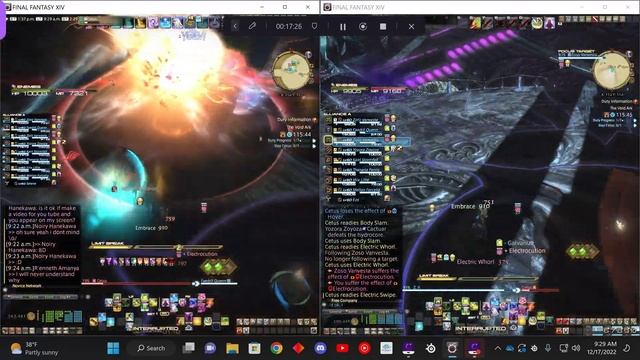 Twins heal in Void Ark. Dual boxing FFXIV смотреть онлайн