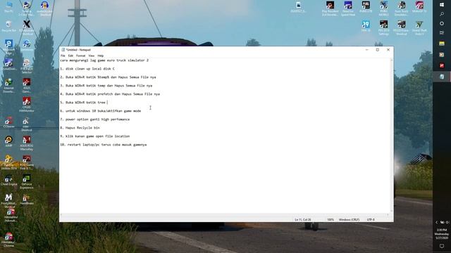 Cara Mengurangi Lag Game Euro Truck Simulator 2 Menambah FPS dan smooth gameplay LOW PC END смотреть онлайн