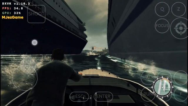 Winlator 5.0 - Gameplay James Bond 007: Blood Stone - Windows смотреть онлайн