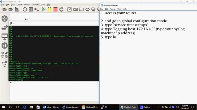 Configure syslog in cisco router смотреть онлайн