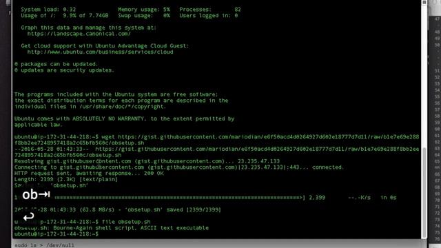 How to install OpenBazaar-Server on AWS (@mariodian method) смотреть онлайн