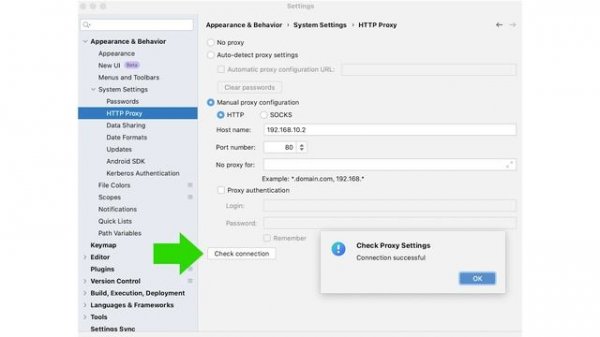 Proxy integration in IntelliJ IDEA