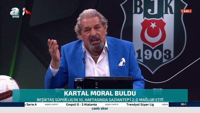 Beşiktaş 2-0 Gaziantep Erman Toroğlu Maç Sonu Yorumu / A Spor / 90+1 / 30.10.2023