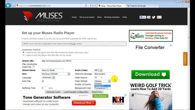 Muses Radio Player смотреть онлайн