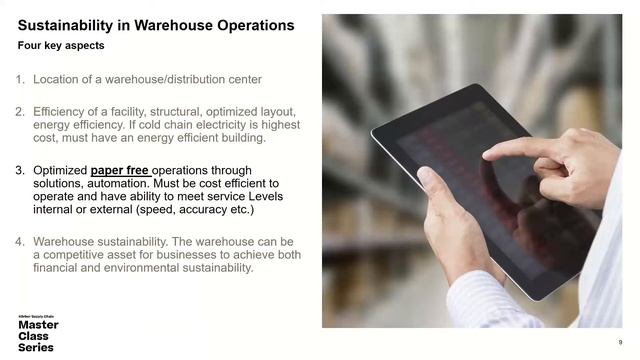 Sustainability Master Class: How to achieve a paper-free warehouse смотреть онлайн
