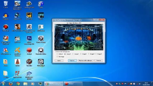 Como mudar o plano de fundo do Windows Media Player 12 смотреть онлайн
