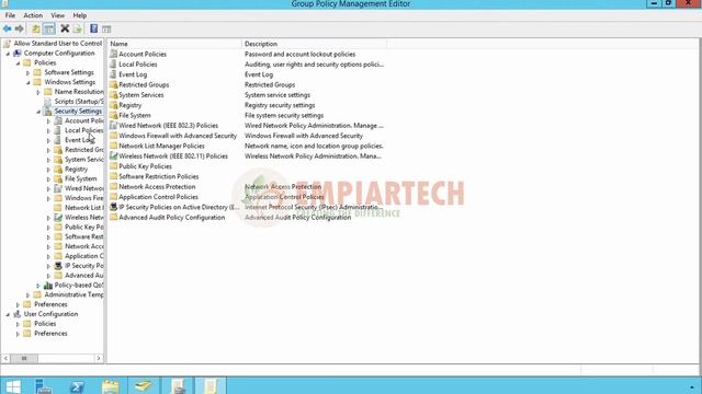 Allow Standard User to Control Start Stop of Windows Service using Group Policy смотреть онлайн
